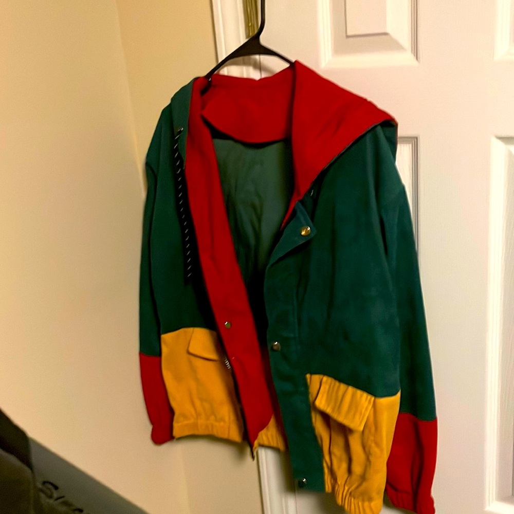 Corduroy feel jacket